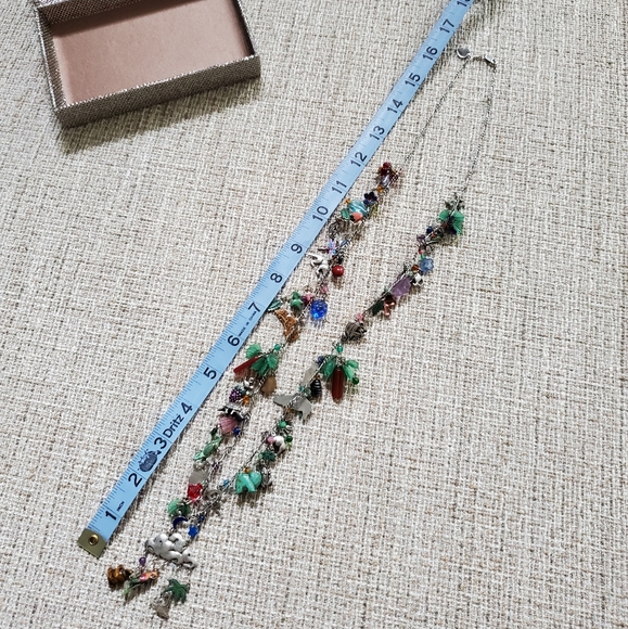 Vintage Lucy Issacs Sterling Rainforest Necklace - Picture 15 of 16